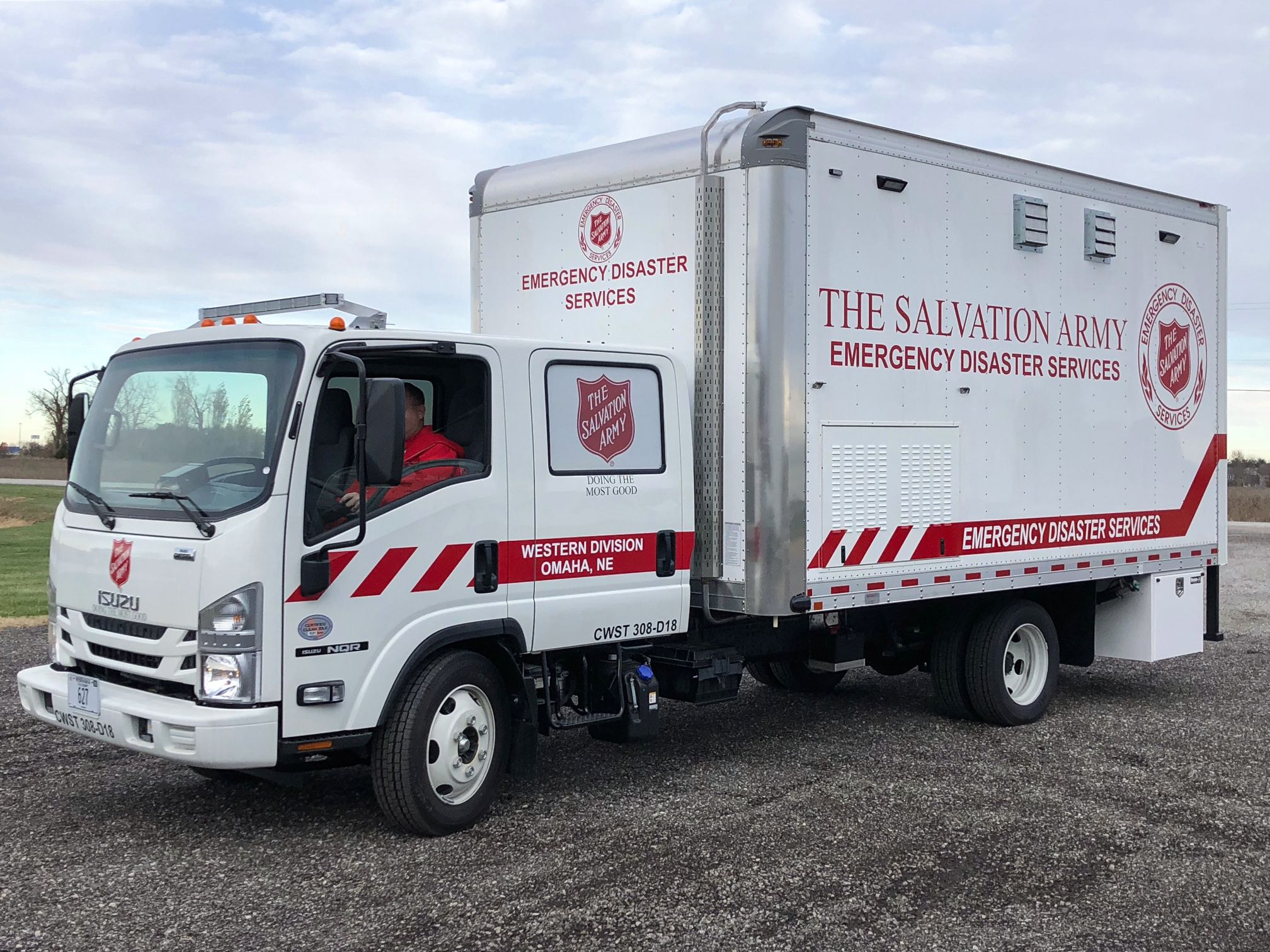 The Salvation Army 16' Crew Cab Canteen Kitchens Anywhere